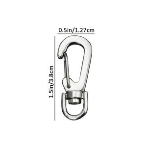 Mini Spring Backpack Clasps Zinc Alloy Carabiners Survival Climbing EDC Snap Hooks Keychain Buckle Clips For Car Keys Finder