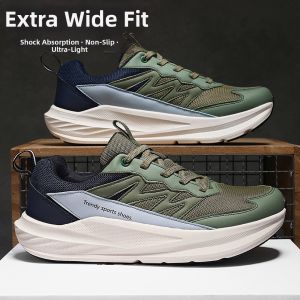 CVPAJ | Wide Breathable Mens Sneakers for Summer Extra Wide and Spacious