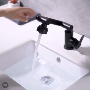 Ktools 1080° Swivel Stainless Steel Faucet Cold and Hot 2 Outlet Modes for Balcony Hotel Kitchen