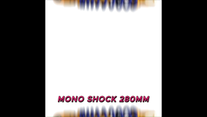 Mono Shock Absorber 280mm Blue