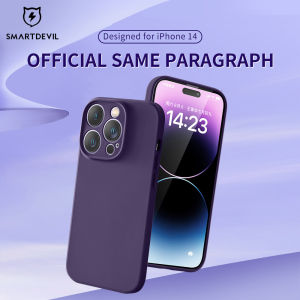 SmartDevil lỏng ốp silicon cho iPhone 15 Pro Max Case Original iPhone 16 Pro Max Case iPhone 15 Pro iPhone 15 Plus iPhone 14 Pro Max Case iPhone 14 Pro iPhone 13 Pro Max iPhone 13 Pro iPhone 13 iPhone 14 Plus mềm màu trơn chống-vỏ bảo vệ thả