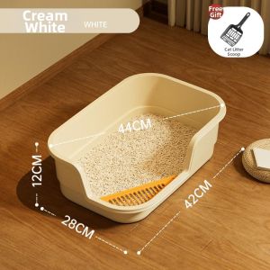 Besee | Large Splash-Proof Low Entry Cat Litter Box