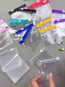 10Pcs Pill Pouch Bags Portable Transparent Self Sealing Zipper Pouch Storage Bags For Travel Medicine Jewelry