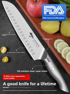 Mad Shark | Stainless Steel Small Chefs Knife For Meat and Fruit Suitable for Women