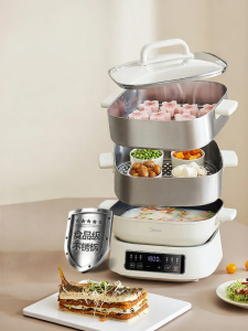 Midea | Stainless Steel Multifunction Large Capacity Smart Reservation Automatic Electric Steamer Cooker
