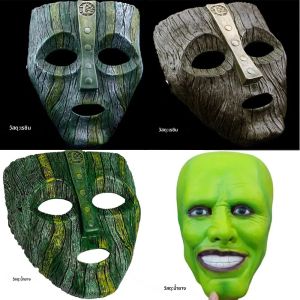 ฮาโลวีนเรซิ่น/Latex Cameron Diaz Loki หน้ากาก Jim Carrey หน้ากาก Venetian God of Mischief Masquerade Replica ชุดคอสเพลย์
