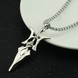 Death Note Halberd Pendant Necklace Misa Amane Cosplay Earrings Adornment Halloween Goth Cross Jewelry Christmas Valentines Gift