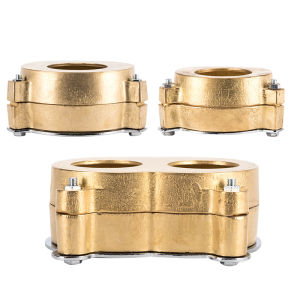 New Dental Copper Tooth Heating Box with Screw Commercial Use Oral Care Equipment Gift Box Double Hole Processing