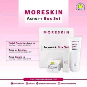 MORESKIN ACNE SERIES| Paket Moreskin acne++| paket jerawat khusus Moreskin acne
