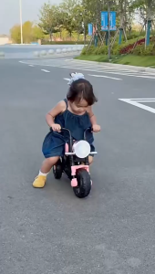 VOGO Balance Motorcycle For Kids Balance Scooter Ride-On Baby Motorcycle Toddler Car With Music