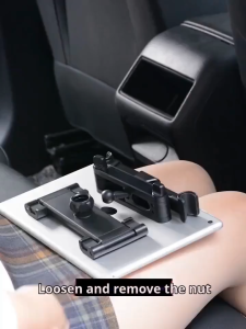 Telescopic Car Back Seat Phone Holder Tablet Holder Car Rear Pillow Phone Holder Tablet 360 Rotation