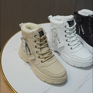 Winter Waterproof Snow Boots Women Winter Shoes Woman 冬天鞋子 雪地靴 Anti Slip Travel Shoes Kasut Salji Perempuan Ladies Winter Boots Winter Ankle Boots Kasut Musim Sejuk Girl Thermal Boots Cold Resistant Snow Boots