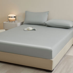 ผ้าคลุมเตียงสีพื้น Pure ผ้าฝ้าย หนาขึ้น ป้องกันเตียงแบบชิ้นเดียว ครอบคลุมเต็มเตียง ผ้าฝ้าย 100 ผ้าคลุมเตียงรุ่นใหม่ปี 2025 ใช้ได้ทุกฤดูกาล