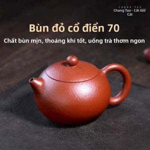 CHANGTAO | Bình Trà Đất Sét Tím Handmade 190cc
