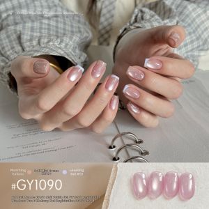GAOY | Popular Flash Clear Glass Pearl Satin Nail Polish