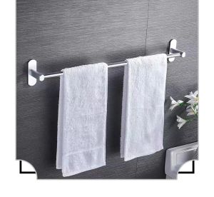 BEST SELLER - Stainless Single&Double Bathroom Towel Rack Storage Rack 304 SUS Towel Bar 40/50/60CM