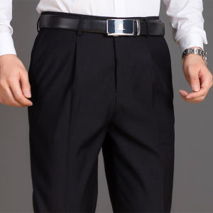 Quần Tây Nam Rộng Rãi Mùa Xuân Thu Thường Ngày Công Sở Quần Ống Đứng Sâu Cho Bố Trung Niên Và Người Cao Tuổi Thương Hiệu Way of Gentler