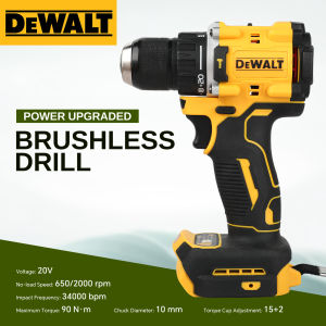 DeWalt | DEWALT DCD805 20VBrushless Impact Drill Driver 10mm Chuck 90N.mTorque 650/2000RPM 34000BPM Wood Metal MasonryDrilling Hand tools