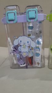 BOTOL MINUM / TEMPAT MINUM 580ML & 750ML SANRIO KUROMI LUCU BAGUS