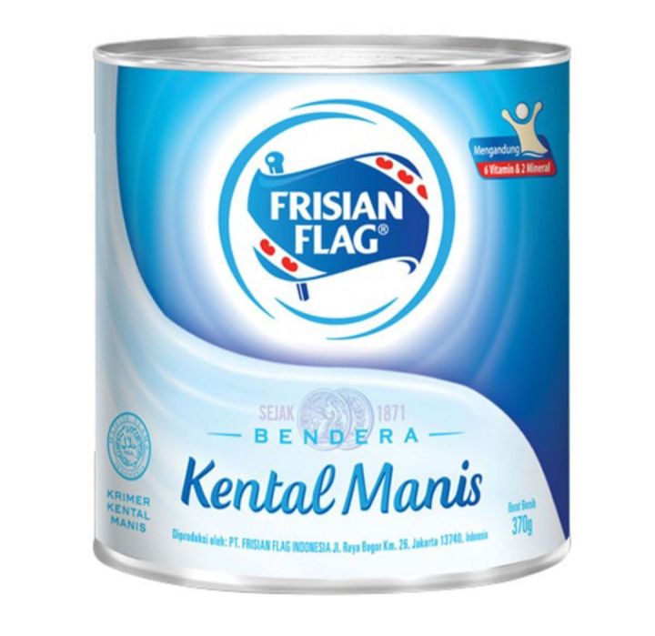 Frisian flag kental manis kaleng putih 370g | Lazada Indonesia