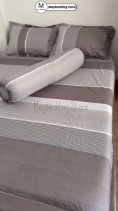 Bộ Chăn Ga Cotton Micro Họa Tiết Hoa Văn Mềm Mịn Cho Kích Thước Đa Dạng