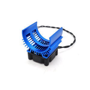 1:10 1:12 RC Electric Car Part 540 550 3650 3660 3665 Brushless Motor Aluminum Cover HeatSink with Cooling Fan for Wltoys 124017