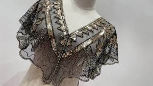 Women's 1920s Shawl Beaded Evening Wraps Flapper Bolero