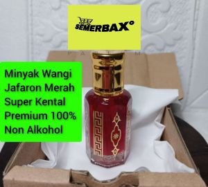 Minyak Wangi Jafaron Merah Super Kental 12ml Stik Premium