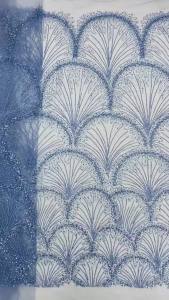 New Listing African Lace Fabric New 2026 High Quality Sequins French Beaded Tulle Laces For Nigerian Wedding Dresses Sewing