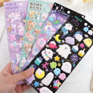 Shanle | Night Glow 3D Thick Foam Fragrant Stickers