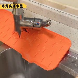 FinDee แผ่นซิลิโคนรองก๊อกน้ํา สําหรับอ่างน้ำ อ่างล้างจาน แผ่นกันน้ำพับเก็บได้ Waterproof Pad