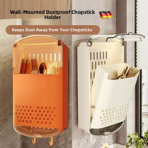 NAIFUNA | Wall-Mounted No Drilling Water-Draining Kitchen Storage Rack