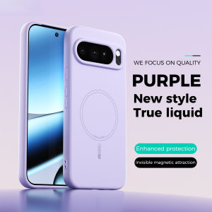 Liquid Silicone Phone Case for Google Pixel 10 9 Pro XL 9 10 Pro 9A 5G Magnetic MagSafe Protect Cover Shockproof Bumper