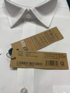 (6P3266)Áo sơ mi viettien ngắn tay lai ngang (regular fit) dáng hơi ôm