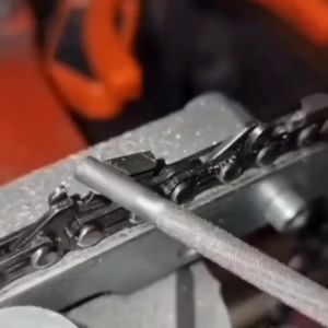 3PCS Industrial Chainsaw File Set 4/4.8/5.5mm Steel Precision Double Cut Teeth with Handle for Electric Saw 245mm