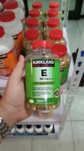 KIRKLAND SIGNATURE VITAMIN E 180MG di-Alpha Tocopheryl Acetate