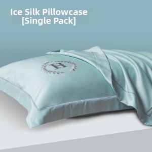 MINGSHA | Embroidered Ice Silk Pillowcase 48x74cm