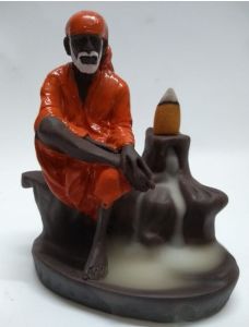 INDIAN GOD WATERFALLL BACKFLOW INCENSE CONE BURNER