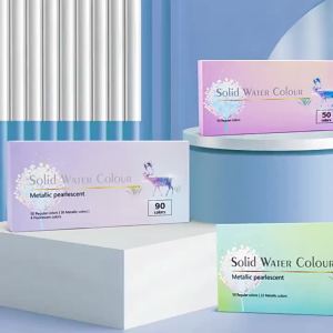 ใหม่128/168สีมืออาชีพของแข็งสีน้ำสีชุดสีน้ำสีแบบพกพากล่องเหล็กเริ่มต้นการวาดภาพอุปกรณ์ศิลปะ