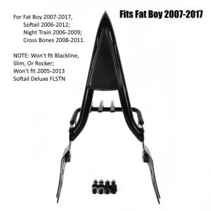For Harley davidson Softail Breakout Fat Boy Fatboy Detachable Passenger Backrest Sissy Bar Back Rest Sissybar