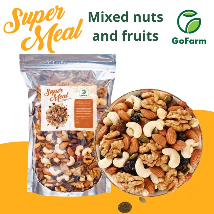 Gofarm mixed nuts trail mix fruits and nuts mix mixed nuts ready to eat
