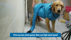 Pet Drying Bag Dog Bath Dry Bag Portable Cat/Dog Bath Quick Dry Bag Pet Grooming Washing Bath Dryer