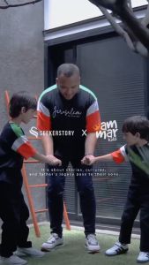 Kaos Couple Ayah dan Anak Laki-Laki Islami Ammarkids x Seekerstory