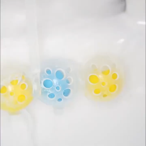 Tandas Pewangi Hanging Toilet Ball Freshener Flower Fragrance Bathroom Deodorizer Antibacterial  Bubble Cleaning 马桶清洁球