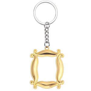 Bandai | TV Show Friends Central Perk Keychain Coffee Time Enamel Keyrings Chian Pendant For Friends Gifts