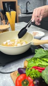 Kanahome - Hiro Wok Pan Dies Cast / Wajan Marble Induksi Anti Lengket 28cm