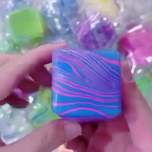 Schylling | NeeDoh Fuzz Ball Wonder Waves Sensory Fidget Squeeze Squishy Stress Reliever Toy