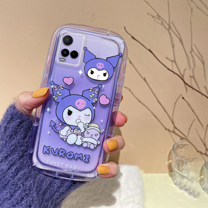 Cute Cartoon Soap Soft Shell Hello Kitty Kulomi Phone Case For OPPO A7 / A5S / A12 / A54 / A55 / A57 / A77 / A77S / A78 / A74 / A95 / A94 / Reno 5F / F11 / A93 / Reno 4F Pacha Dog Shock-proof Protection Camera Back Cover