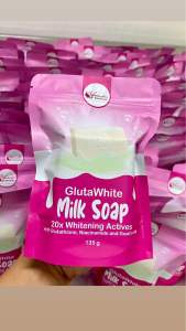 𝗪𝗼𝗻𝗱𝗲𝗿𝘀𝗸𝗶𝗻 Essentials 𝗚𝗹𝘂𝘁𝗮𝗪𝗵𝗶𝘁𝗲 𝗠𝗶𝗹𝗸 𝗦𝗼𝗮𝗽 135 𝗴 𝘄𝗶𝘁𝗵 𝗡𝗲𝘁 𝗠𝗲𝘀𝗵 𝐀 𝐬𝐤𝐢𝐧 𝐥𝐢𝐠𝐡𝐭𝐞𝐧𝐢𝐧𝐠 𝐚𝐧𝐝 𝐦𝐨𝐢𝐬𝐭𝐮𝐫𝐢𝐳𝐢𝐧𝐠 𝐖𝐇𝐈𝐏 𝐁𝐀𝐑 𝐒𝐎𝐀𝐏 𝐭𝐡𝐚𝐭 𝐠𝐞𝐧𝐭𝐥𝐲 𝐞𝐱𝐟𝐨𝐥𝐢𝐚𝐭𝐞𝐬 𝐬𝐤𝐢𝐧