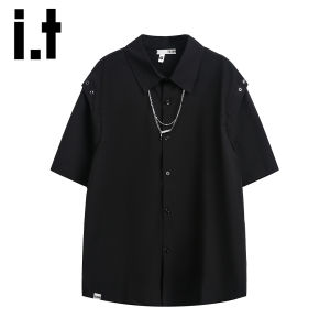 izzue | Summer Cleanfit Deconstructed Loose Fit Short Sleeve Shirt